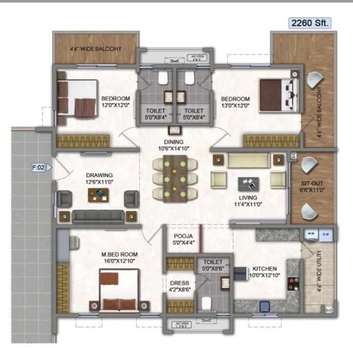 A2A Homeland  Floor plan